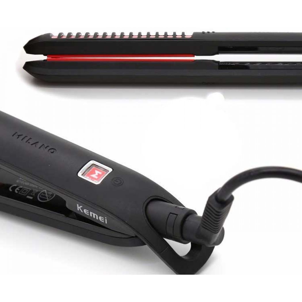 Kemei Portable Ceramic Coating Hair Straightener KM-2007